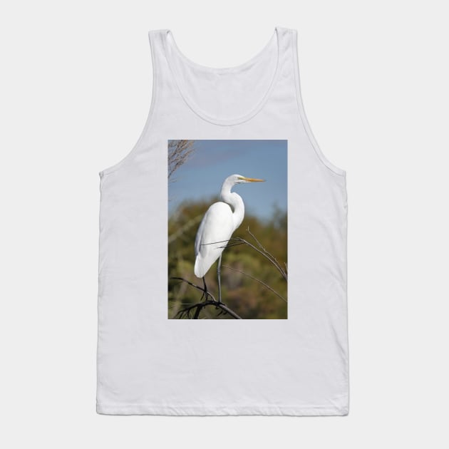 Great egret Tank Top by SDym Photography